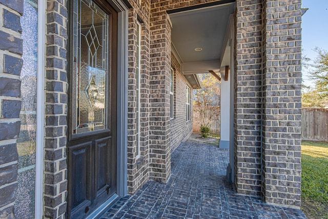 view of entrance to property