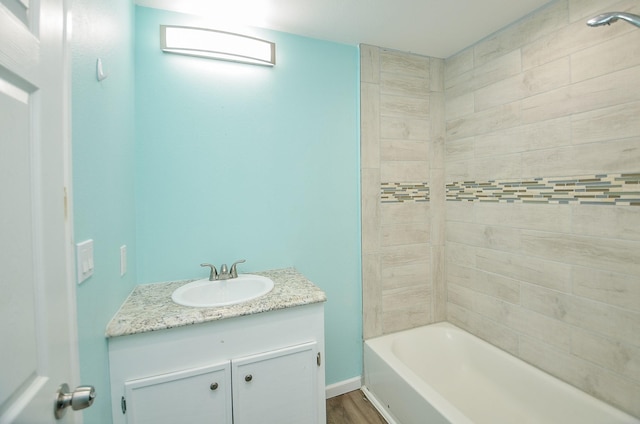 2706 Sledge St, Waller, TX 77484 - bathroom with vanity and washtub / shower combination