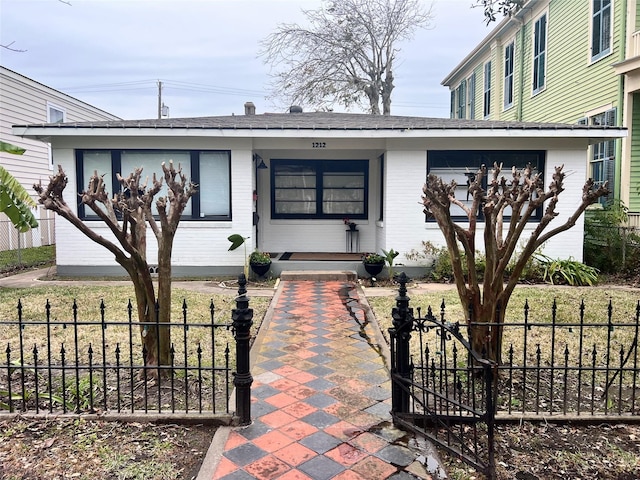 view of front of home