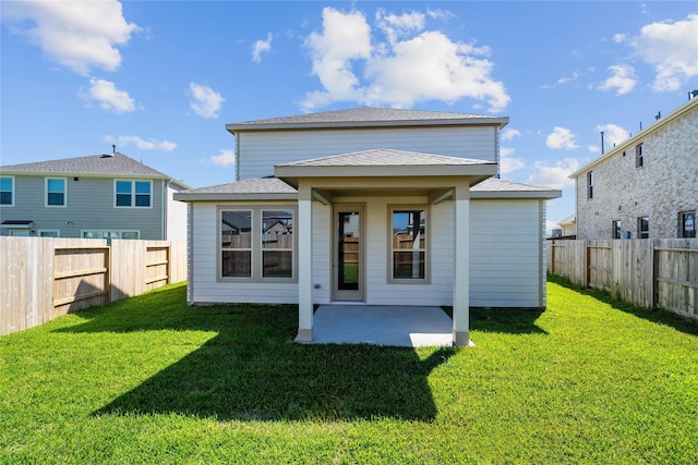 8203 Leisure Point Dr, Cypress, TX 77433 - rear view of property with a patio area and roof with shingles