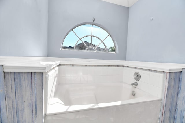 bathroom with a bathtub