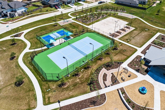 birds eye view of property featuring a residential view