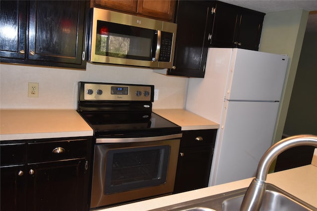 kitchen with stainless steel appliances