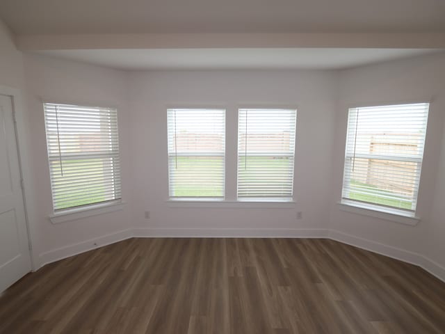21734 Persian Lake Dr, Cypress, TX 77433 - unfurnished room with dark wood-style flooring and baseboards