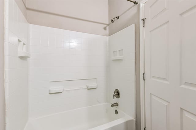 bathroom featuring bathtub / shower combination