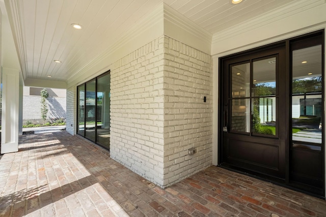 5658 Del Monte Dr, Houston, TX 77056 - entrance to property featuring brick siding and covered porch