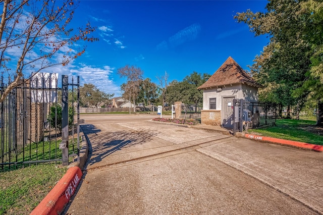 view of road