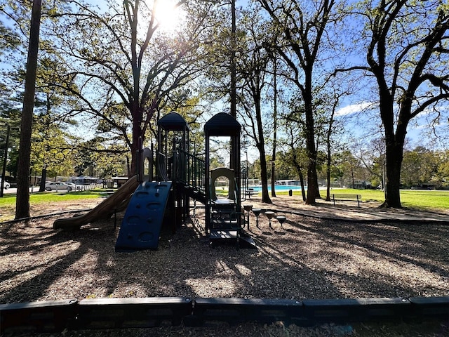 view of play area