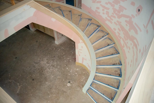 view of staircase