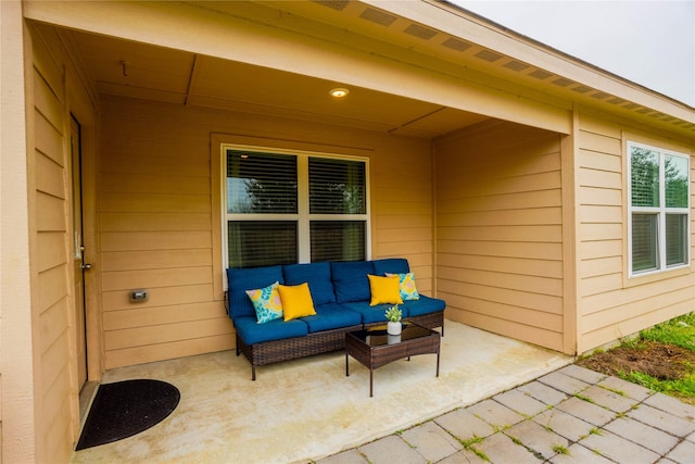 view of patio / terrace with outdoor lounge area