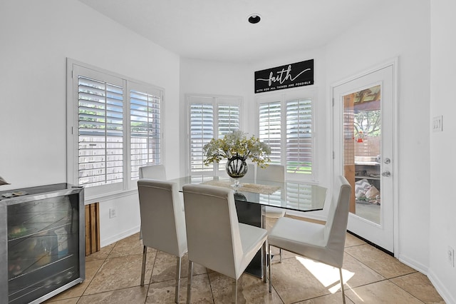 view of dining room