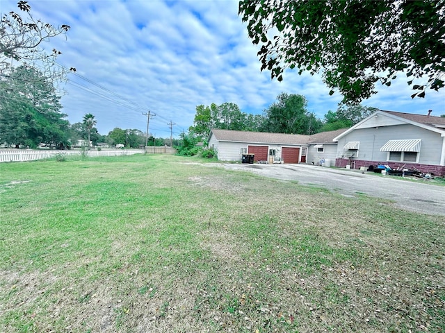 view of yard