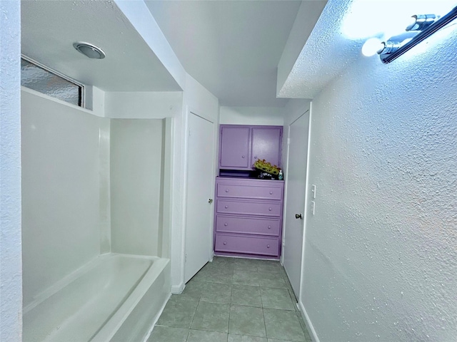 bathroom with separate shower and tub