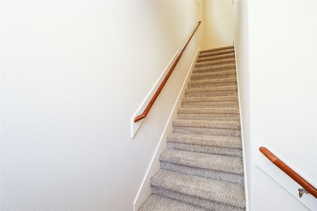 view of staircase