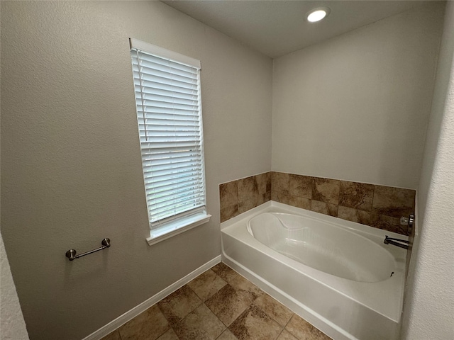 bathroom with a bathing tub