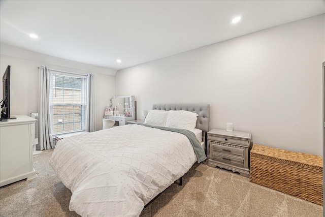 bedroom featuring carpet floors