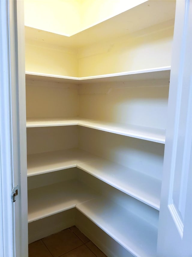 view of pantry