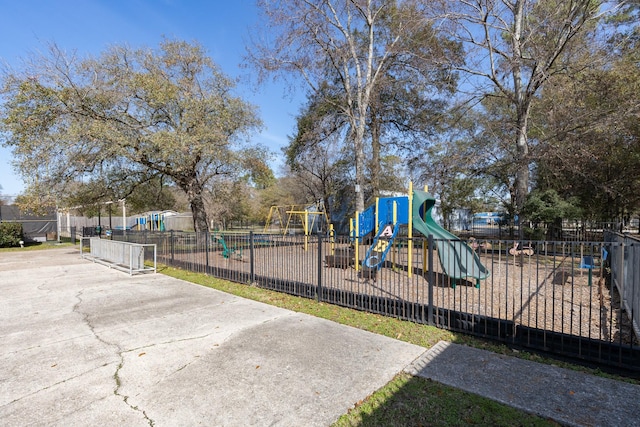 view of play area