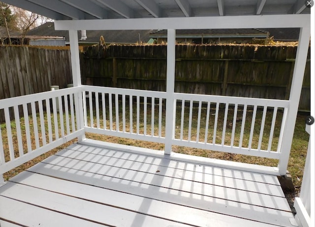 view of deck