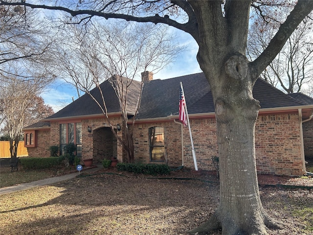 view of front of property