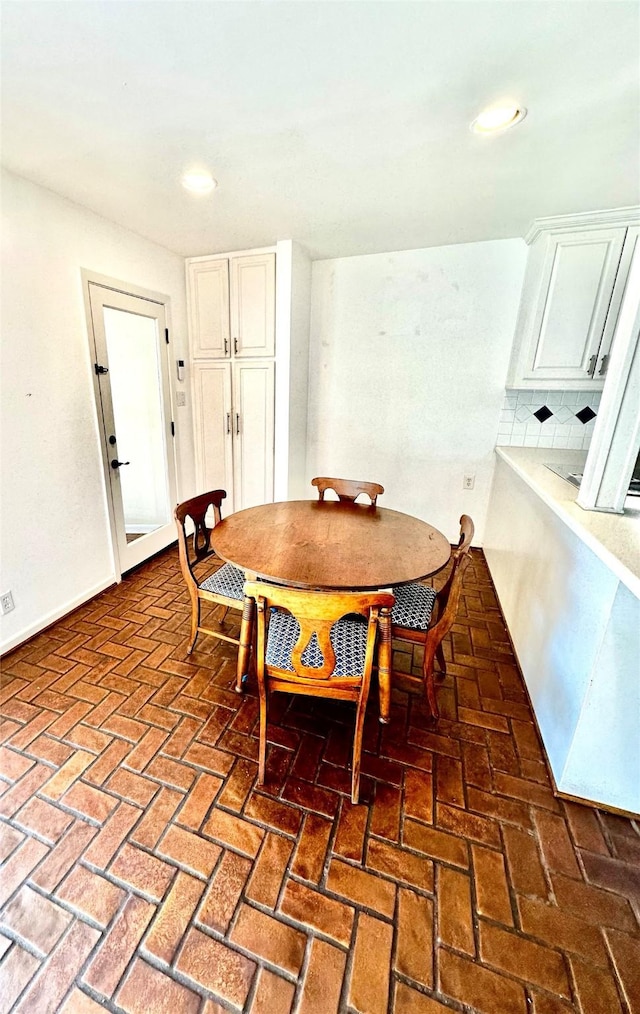 view of dining area