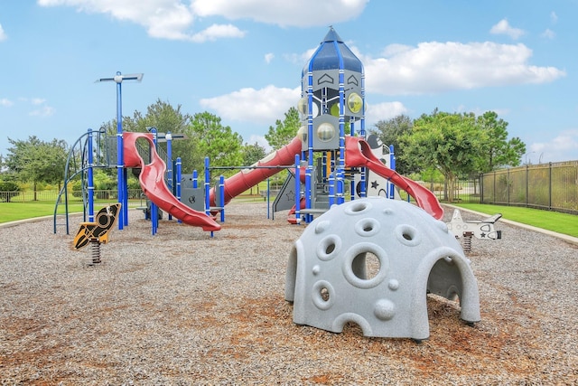 view of play area