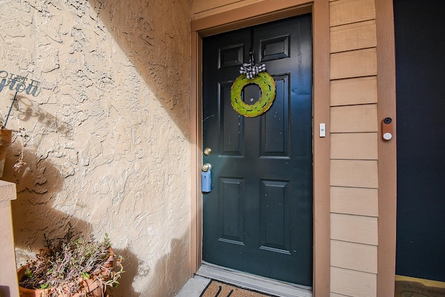 view of entrance to property