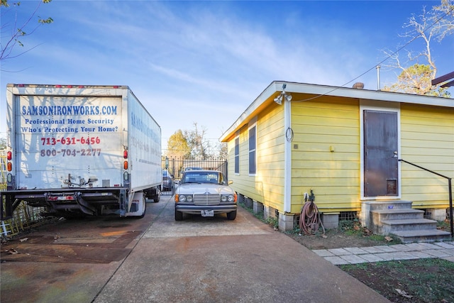 view of property exterior