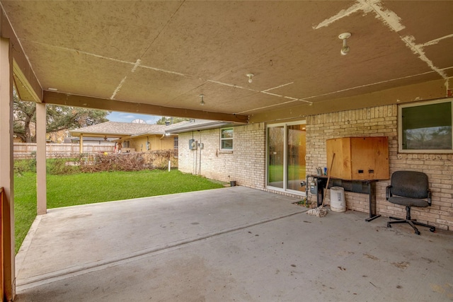 view of patio