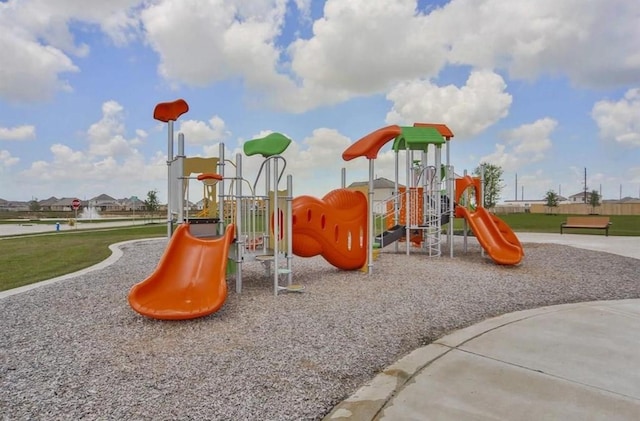 view of jungle gym