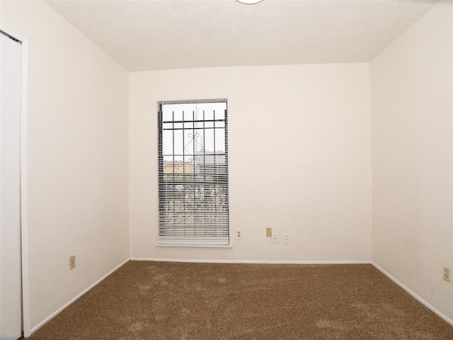 unfurnished room featuring carpet flooring