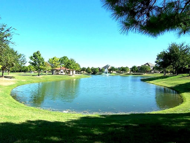 property view of water