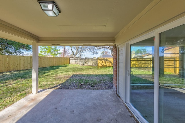 view of patio