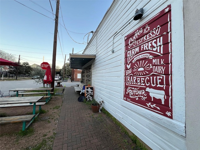 view of property exterior