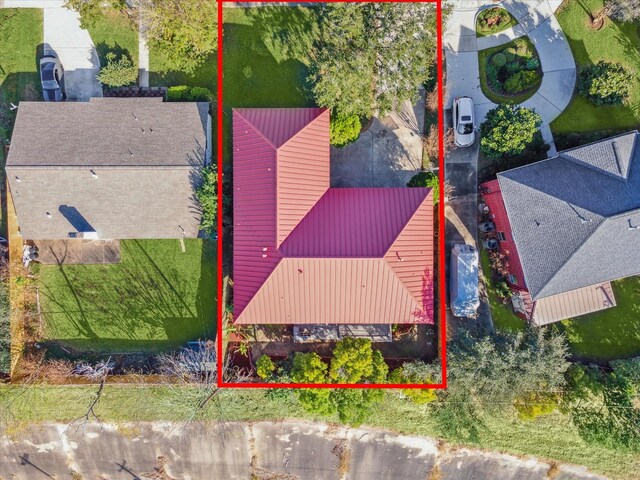 4505 Mimosa Dr, Bellaire, TX 77401 - aerial view