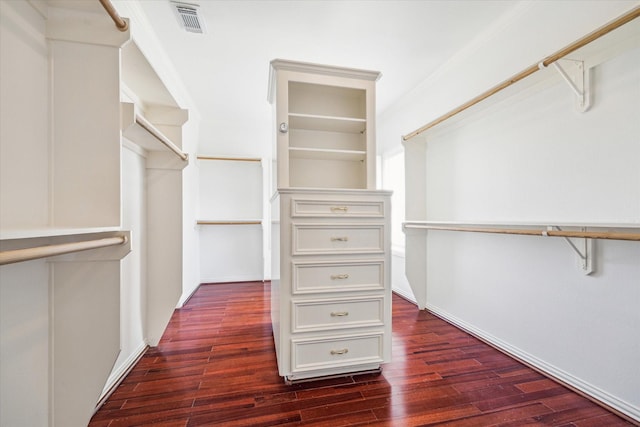 4505 Mimosa Dr, Bellaire, TX 77401 - spacious closet with dark hardwood / wood-style floors