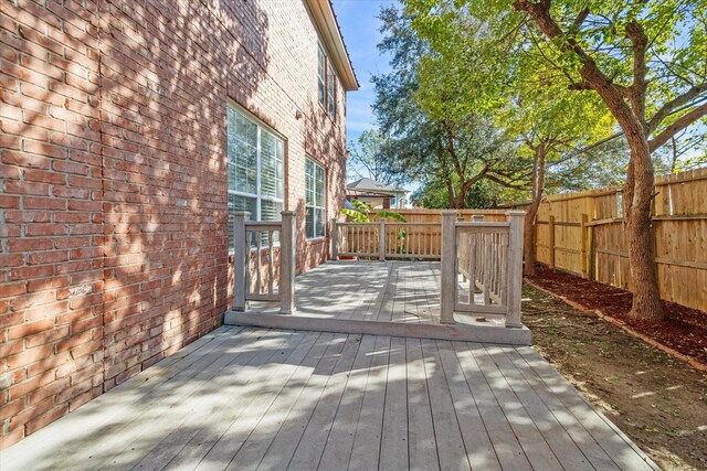 4505 Mimosa Dr, Bellaire, TX 77401 - view of wooden terrace