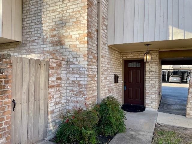 view of entrance to property