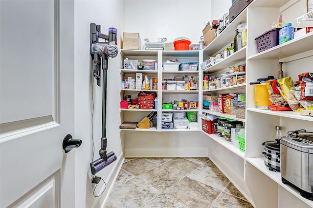 view of pantry