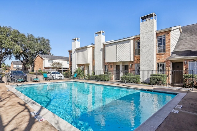 view of pool