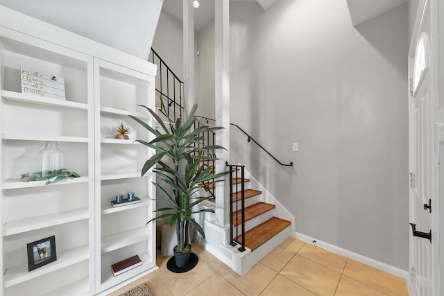 view of tiled entryway