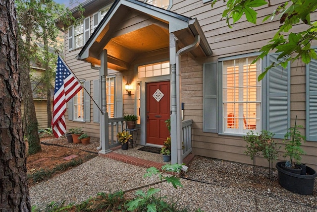 view of entrance to property