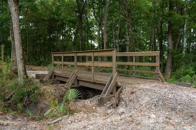 view of home's community featuring a deck