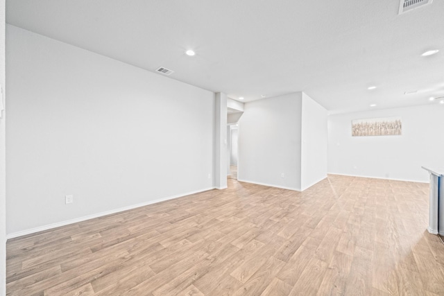 interior space featuring light hardwood / wood-style flooring