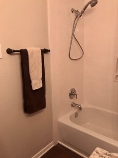 bathroom featuring shower / bathing tub combination