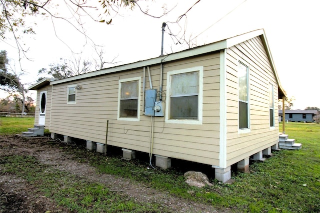 view of side of property