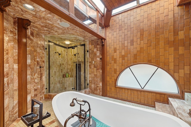 bathroom with a bathing tub