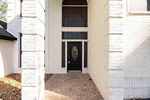 27210 Afton Way, Huffman, TX 77336 - property entrance featuring brick siding