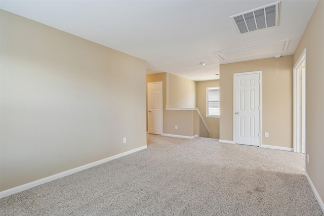 empty room featuring carpet