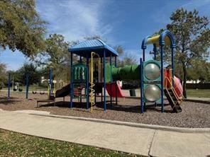 view of jungle gym